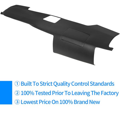 Solid Spare Overlay Dash Cover Dashboard Black For Toyota 4Runner 2003-2009 W/ Speaker Holes