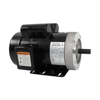 Solid Spare 5HP Electric Motor 3450RPM 56C Frame 5/8" Shaft 60HZ TEFC Single Phase 208-230V