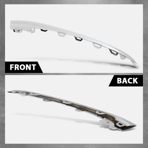 Solid Spare Fit For 18-20 Mercedes-Benz W222 S450/560 Front Bumper Trim Molding Left+Right