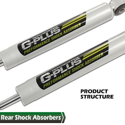 Solid Spare Fit For 99-07 Chevrolet GMC Sierra 1500 2.5-6" N3 Rear Shock Absorbers New