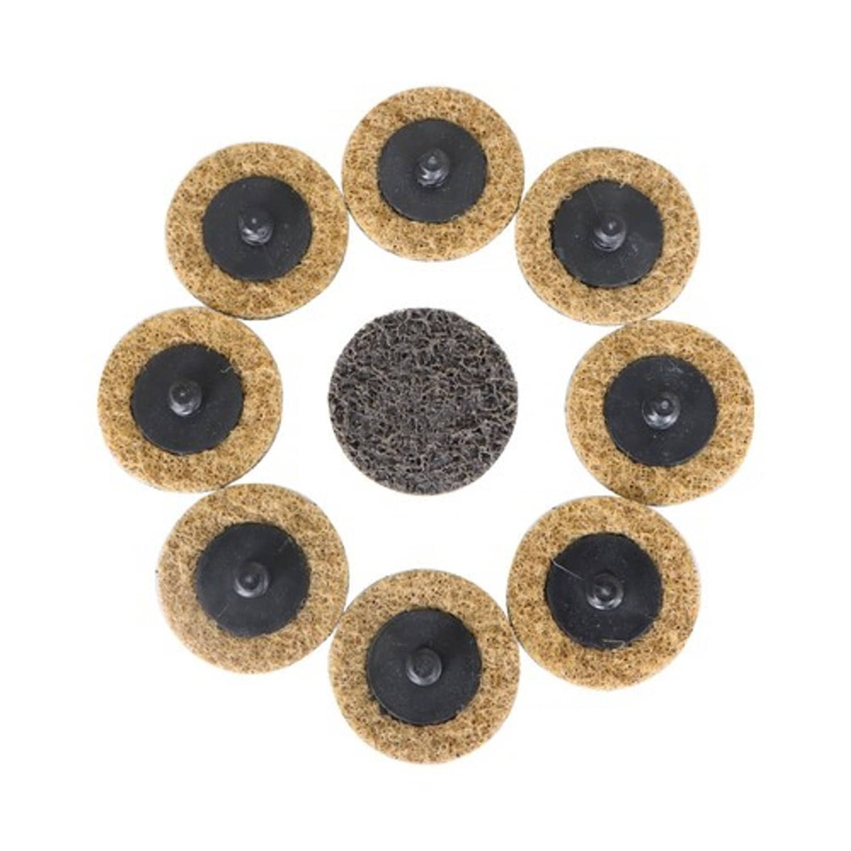 Solid Spare Coarse Surface Conditioning Discs Roll Lock Die Grinder Sanding Pads 50x 2 inch