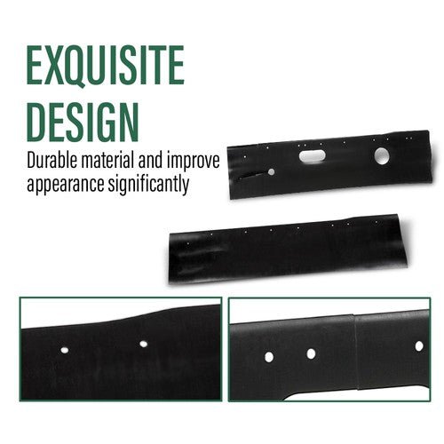 Solid Spare Engine Well Frame Rail Splash Shields Seals Fit 72-80 Dodge 2WD D Series Truck
