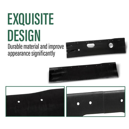 Solid Spare Engine Well Frame Rail Splash Shields Seals Fit 72-80 Dodge 2WD D Series Truck