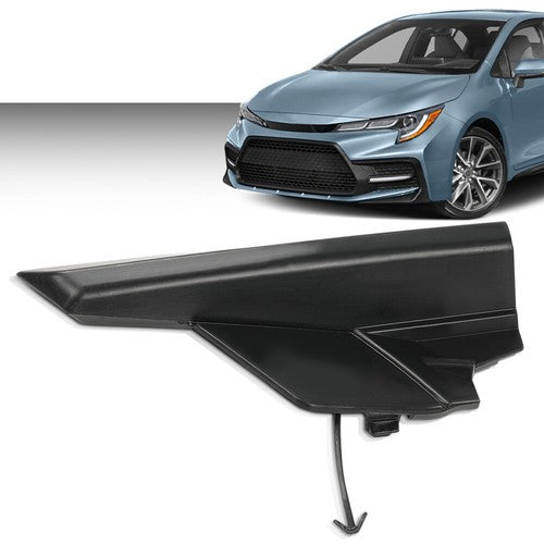 Solid Spare Fit For 2020-2021 Toyota Corolla SE/XSE Front Bumper Left Tow Hook Eye Cap Cover