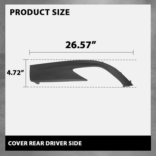 Solid Spare Valance Fit For 2016-2019 Lexus RX350 Lower Side Cover Rear Left Side LX1195106