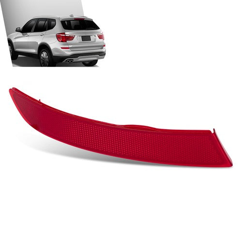 Solid Spare Left Rear Bumper Reflector Lamp Housing Fit For 2015-2017 BMW X3 F25 63257352209
