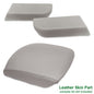 Solid Spare Fit For 09-2015 Honda Pilot Center Console+Front Door Armrest Cover Leather Gray