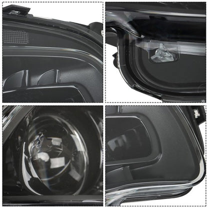 Solid Spare Left + Right Side Front Headlights Headlamps For Jeep Cherokee 2014-2018 Clear