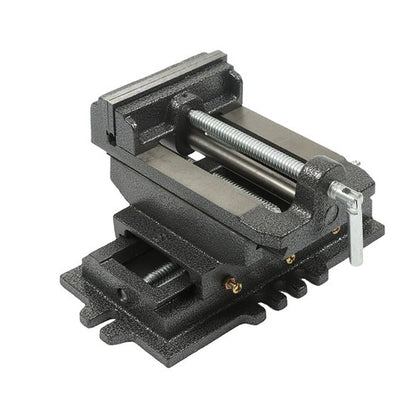 Solid Spare 5 Inch Cross Press Vise Slide Vice For Duty Sliding Drill Shop Grip Tools Heavy