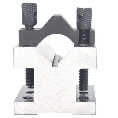 Solid Spare 2-3/8'' x 2-3/8'' x 2'' V Block & Clamp Set Gauge Gage Machinist Tool Multi-use