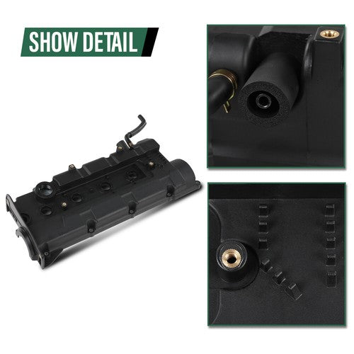 Solid Spare Valve Cover w/ Gasket Fit For 2004-2010 Hyundai Elantra Tiburon Kia Spectra 2.0L