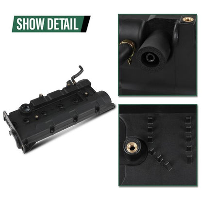 Solid Spare Valve Cover w/ Gasket Fit For 2004-2010 Hyundai Elantra Tiburon Kia Spectra 2.0L
