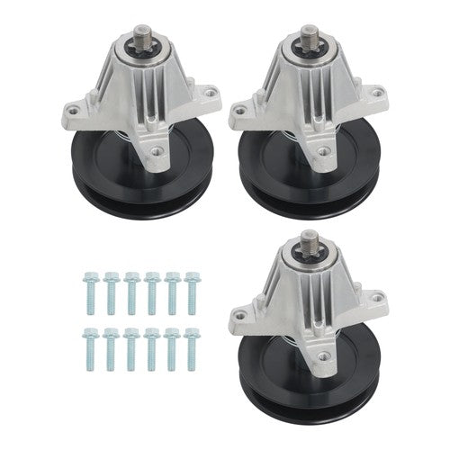 Solid Spare 3 Pack Spindle Assembly For MTD Cub Cadet Troy Bilt 918-06978 618-06978 285-705