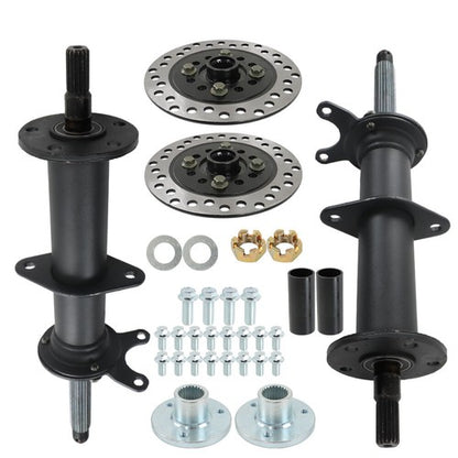 Solid Spare 40" Rear Axle Kit ?3 Stud Hub?For 5" wheels For Go Kart Golf Cart ATV