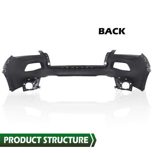 Solid Spare Fit For 2014-2018 Jeep Cherokee Front Upper Bumper Cover Replacement NEW