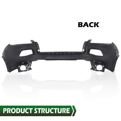 Solid Spare Fit For 2014-2018 Jeep Cherokee Front Upper Bumper Cover Replacement NEW