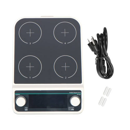 Solid Spare Multi-position Magnetic Stirrer 4 Position with 4*500ml Volume Speed 50-1200rpm