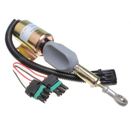 Solid Spare New 24V Fuel Shutoff Solenoid for John Deere Loaders 624H 670C 670CH 672CH