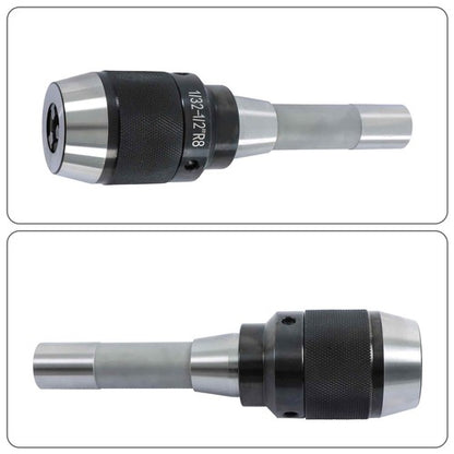 Solid Spare 1/32" - 1/2" Drill Chuck with R8 Integral Shank US Stock High Precision Keyless