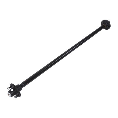 Solid Spare 4 lug-4' 2K 2000lbs Trailer Axle 56.5' Hub Face 46.5' Spring Center with U-Bolt