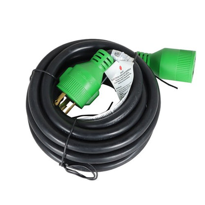 Solid Spare 3 Prong 30A 15FT Generator Extension Cord 125V NEMA L5-30P/R Twist Lock