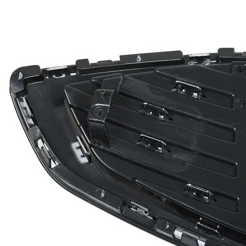 Solid Spare Front Bumper Upper Lower Grill Assembly Plastic Chrome For Ford Fusion 2017-2018