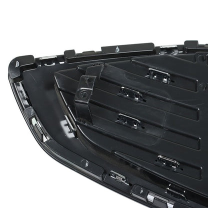 Solid Spare Front Bumper Upper Lower Grill Assembly Plastic Chrome For Ford Fusion 2017-2018