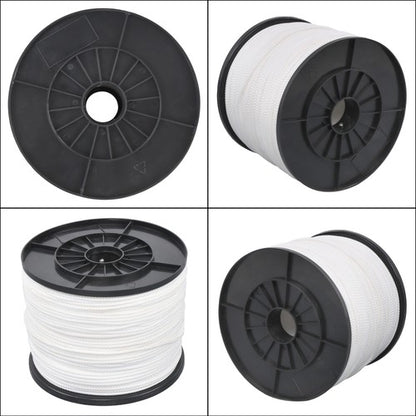 Solid Spare 1/8 Inch 1000FT Multipurpose Polypropylene Rope 350 Pound Tensile Strength White