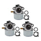 Solid Spare 3PCS Fits 799868 498170 498254 497314 497347 BRIGGS & STRATTON Carburetor Carb