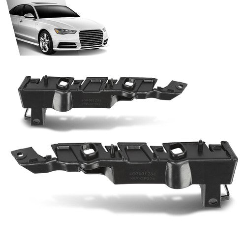 Solid Spare Fit For 2012-2018 Audi A6 S6 Front Bumper Bracket Retainer Right & Left Side