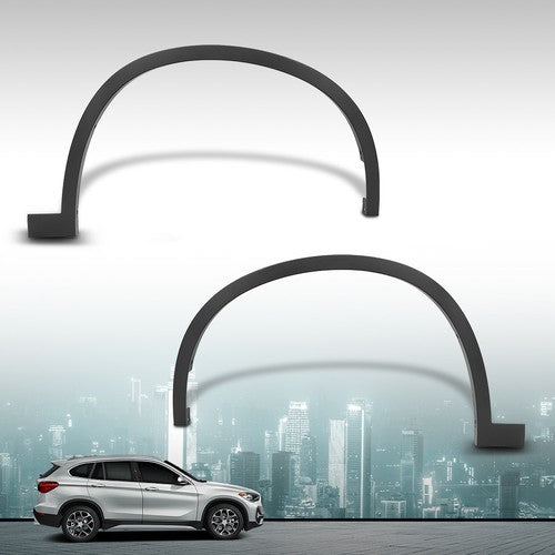 Solid Spare Front Left+Right Fender Flare Wheel Arch Molding Fit For 2016-2022 BMW X1