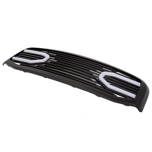 Solid Spare For Dodge RAM 2500 3500 1500 06-09 Front Hood Black Big Horn Grille+Shell+Light
