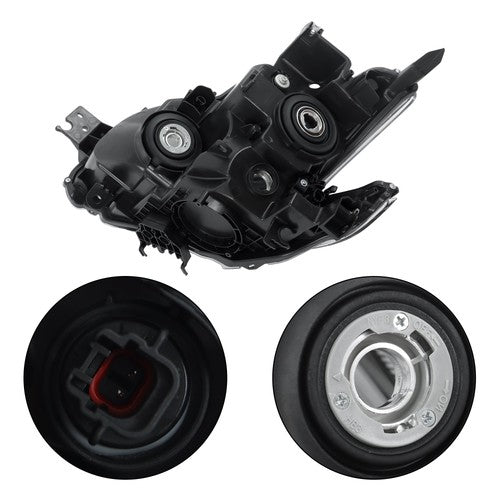 Solid Spare For Nissan Maxima 2009-2014 Chrome Halogen RH+LH Headlights Assembly Projector