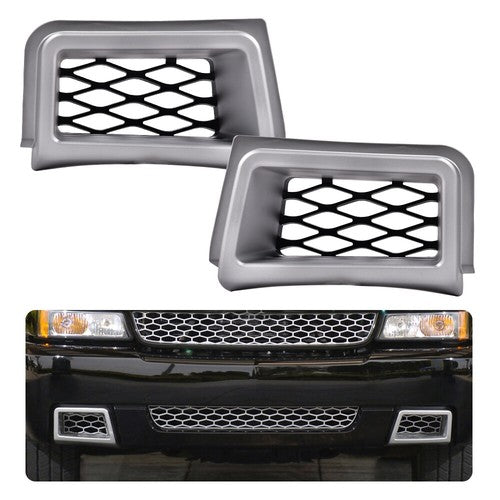 Solid Spare Fit For 2003-2007 Chevy Silverado 1500 Front Bumper Caliper Air Duct SS-Style