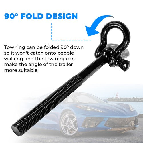 Solid Spare Fits Chevrolet C8 CORVETTE models #15234068 Replacement Tow Hook Bar Mid-Engine