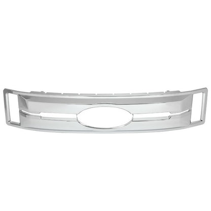 Solid Spare For Ford F250 F350 F450 F550 XL 2017-2019 Chrome Grille Overlay Grill Covers