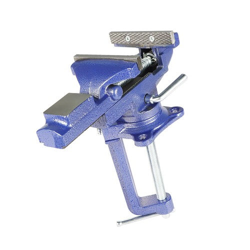 Solid Spare For Workbench 3.2"- Multi-Functional Portable 360° Swivel Base 2-In-1 Bench Vise