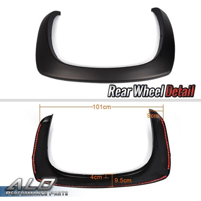 Solid Spare 4pcs Factory Style Fender Flares Fit For 1999-2007 Chevy Silverado GMC Sierra