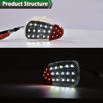 Solid Spare 2x LED Panel Door Interior Courtesy Light Lamp Fit For 1997-2003 Ford F150 F250