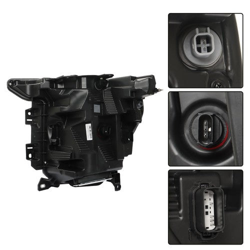 Solid Spare LED Housing Fit For 2021-2022 Ford F150 pickup Left+Right Headlights Replacement