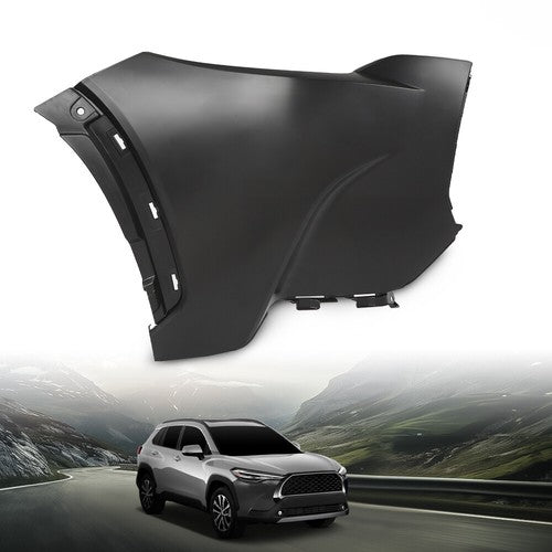 Solid Spare Fit For 22-24 Toyota Corolla Cross L/LE Front Right Bumper Cover W/O Park Assist