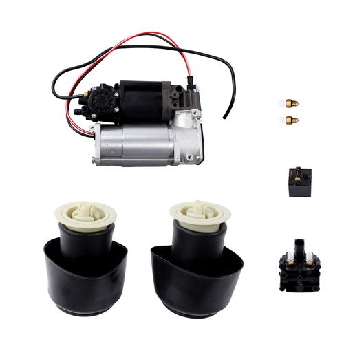 Solid Spare For BMW 550i NEW Rear Air Suspension Spring Bag Compressor Valve Block Kit 10-16