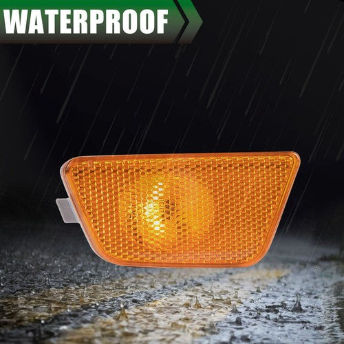 Solid Spare Fit For 2011-2015 Chevy Cruze Front Bumper Side Marker Light Assembly Left LH