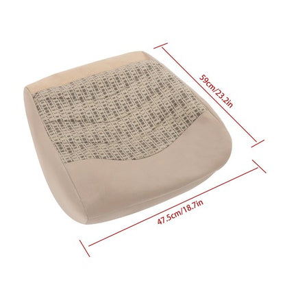Solid Spare For Ford F250 F350 F450 F550 XLT 1999-2000 Suit Driver Seat Cushion Beige Cloth
