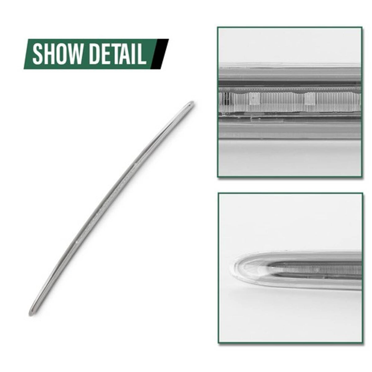 Solid Spare Third Brake Light W/ Clear Lens Fit For 2008-2014 Mini Cooper Clubman R55 Wagon