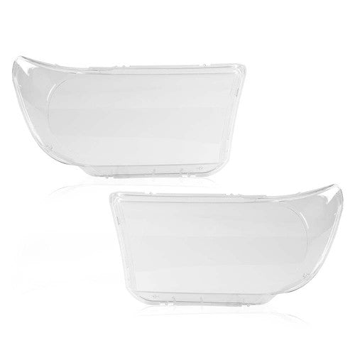 Solid Spare Fit For 07-13 Toyota Tundra 08-17 Sequoia Headlight Headlamp Replacement Lens