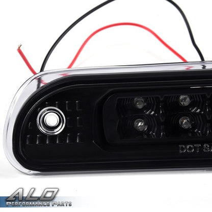 Solid Spare Fit For 1999-2004 Grand Cherokee Black/Clear LED Third 3rd Brake Light Tail Lamp