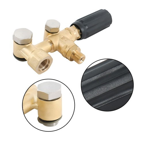 Solid Spare 5.5 GPM 3650PSI 3/8 Unloader with Mounting Bolt Set for Pressure Pump RR, RK, XM