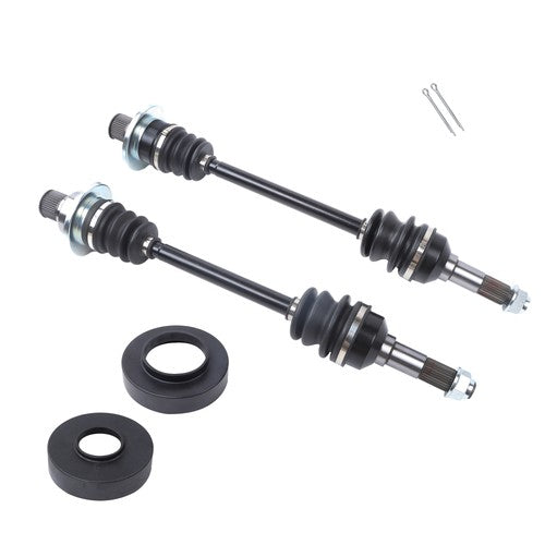 Solid Spare For Yamaha Rhino 450 660 700 2004-2009 Rear Left and Right CV Axles Drive Shaft
