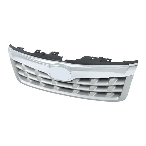 Solid Spare New For Subaru Forester 2011-2013 Plastic Front Bumper Upper Grille Chrome Trim